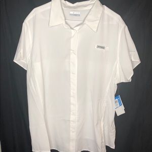 NWT Columbia Shirt White